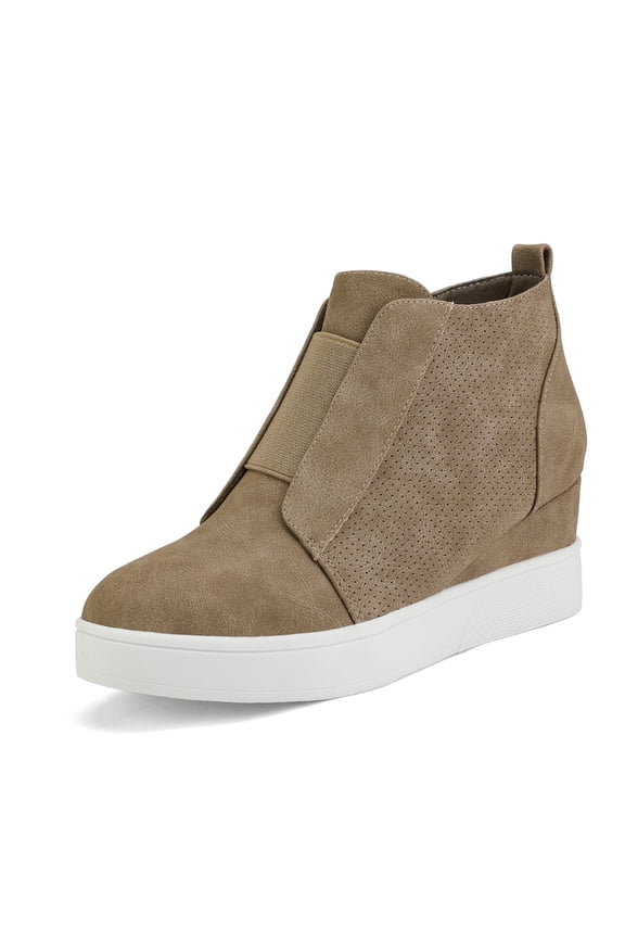 Women’s Platform Wedge Sneakers Ankle Booties
