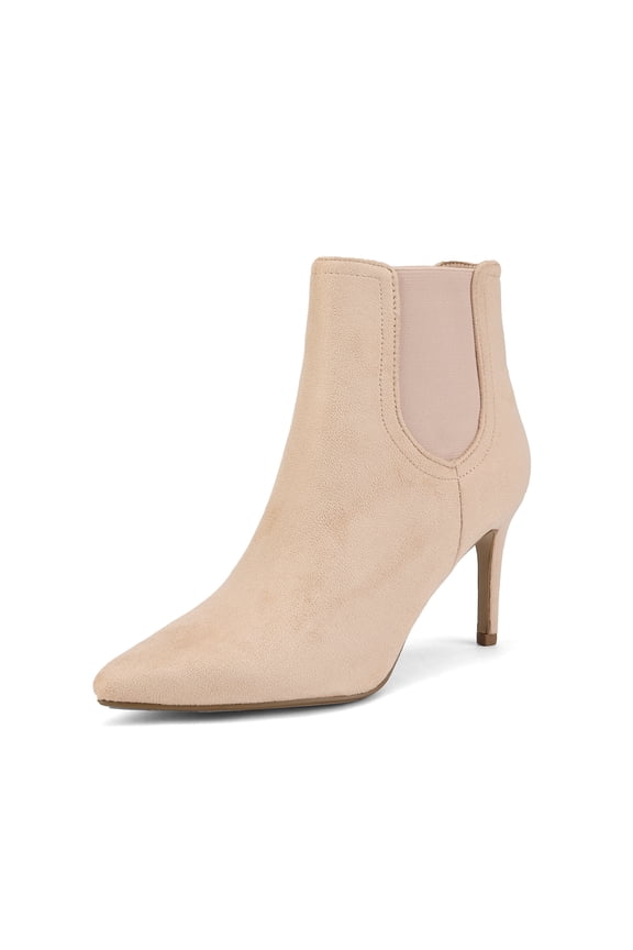 Women's Pointed Toe Stiletto High Heel Ankle Booties