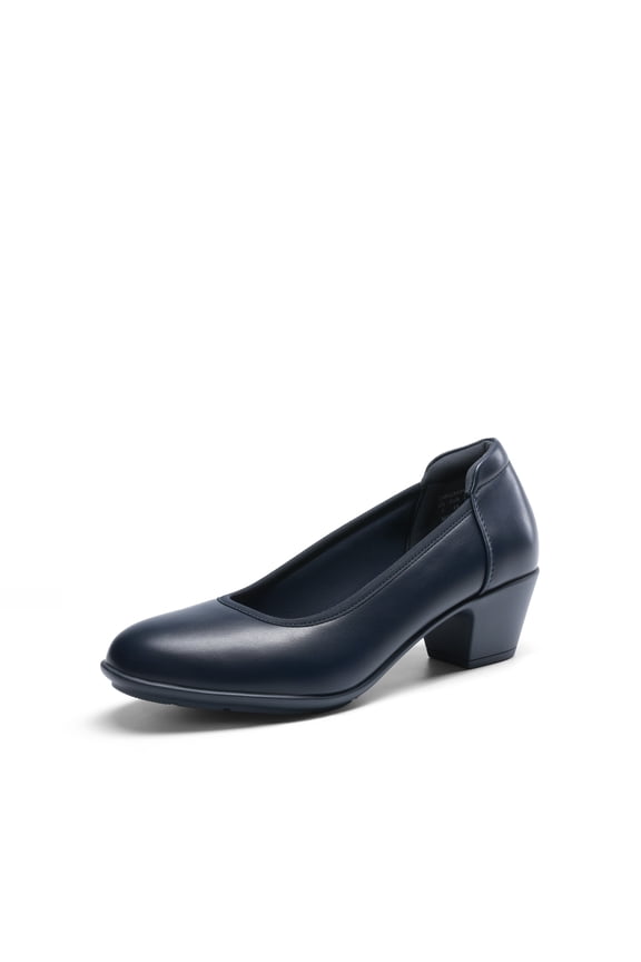 Women’s Pumps Black Heels Round Toe Dress Shoes for Work Date Wedding Party