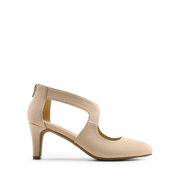 BURUDANI Women's Pumps Closed Pointed Toe Kitten Heels Elegant Party Wedding Dress Shoes for Women