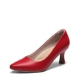 thumbnail image 1 of DREAM PAIRS Women's Pumps Closed Toe Comfortable Kitten Heels Pointed Toe Work Business Dress Shoes with Arch Support, 1 of 8