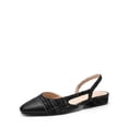 thumbnail image 1 of DREAM PAIRS Women’s Slingback Flats Square Toe Low Heel Dress Shoes for Work Office and Casual Wear, 1 of 3
