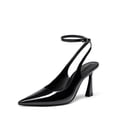 thumbnail image 1 of DREAM PAIRS Women's Slingback Heels Pointed Toe Block Heel Pumps Closed Toe Adjustable Strap Office Work Dress Shoes for Daily Wear, 1 of 7