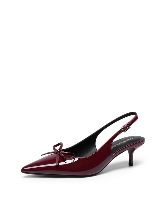 Women's Slingback Kitten Heels