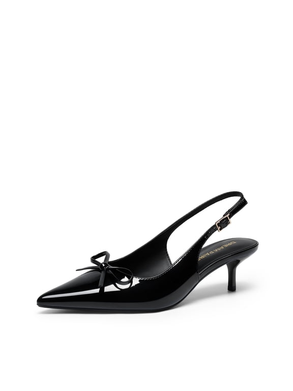 Women's Slingback Kitten Heels