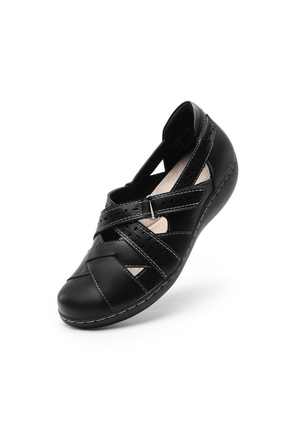 Women's Slip-On Loafers Comfortable Casual Walking Flats Work Closed Toe Shoes