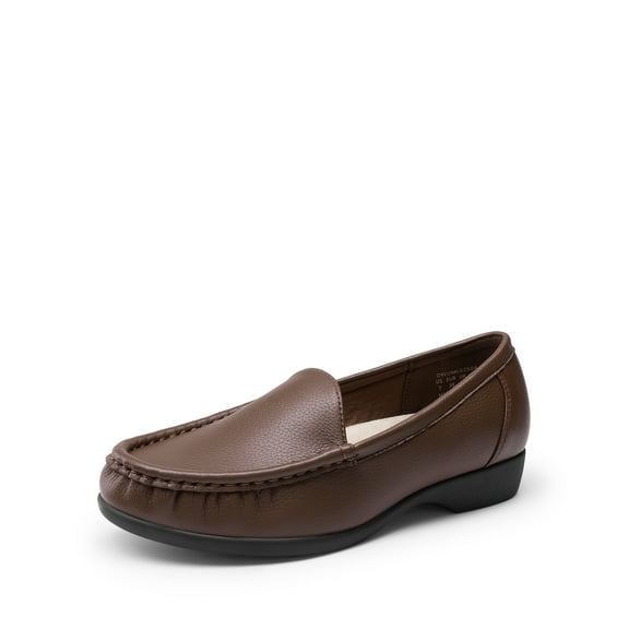 DREAM PAIRS Women's Slip-On Loafers Comfortable Lightweight Flats with Arch Support for Work & Office