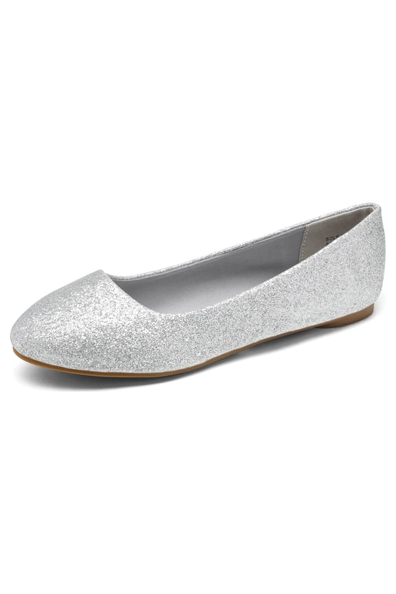 Women's Ballerina Walking Flats Casual Slip on Flat Shoes