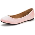 thumbnail image 1 of DREAM PAIRS Women's Sole-Simple Ballerina Walking Flats Shoes SOLE-SIMPLE PINK Size 12, 1 of 4