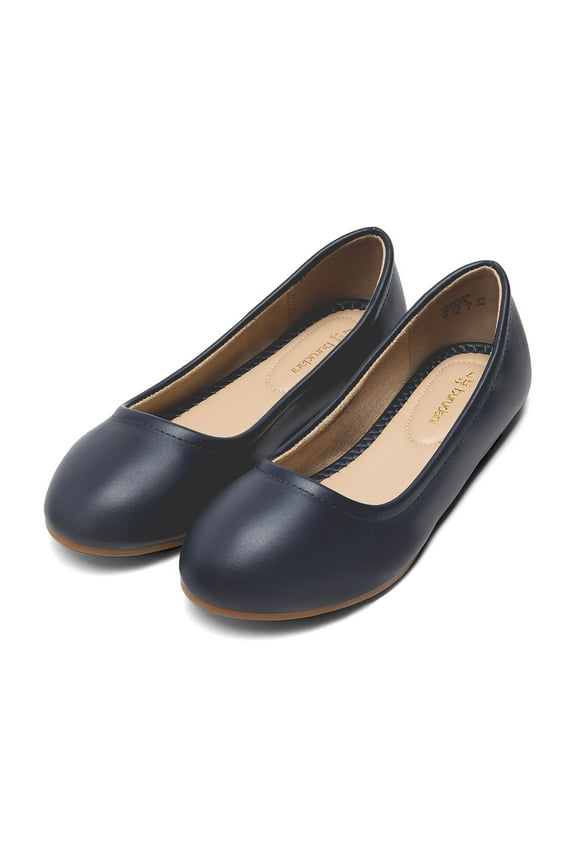 Women's Solid Plain Walking Classic Ballet Flats Shoes
