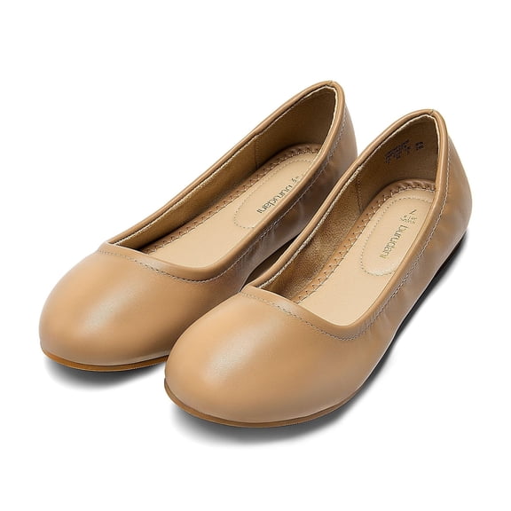 DREAM PAIRS Women's Solid Plain Walking Classic Ballet Flats Shoes