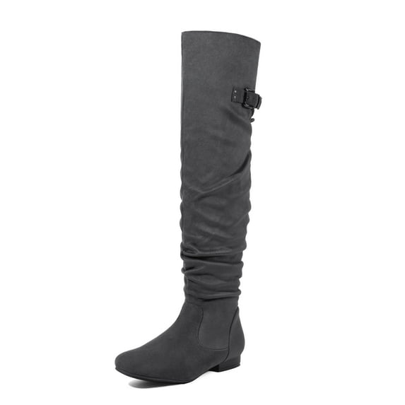 Dream Pairs Women's over-the-knee suede winter boots