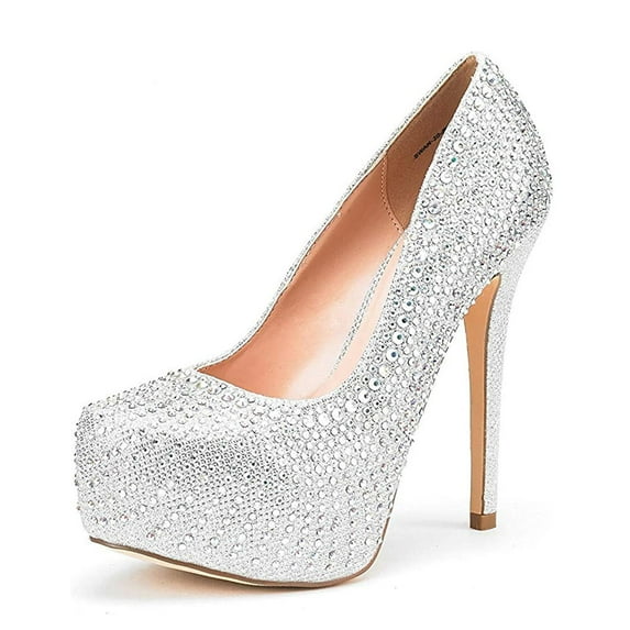 DREAM PAIRS Women's Swan-30 Platform High Heel Dress Pumps