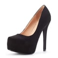 thumbnail image 1 of DREAM PAIRS Women's Swan-30 Platform High Heel Dress Pumps, 1 of 6