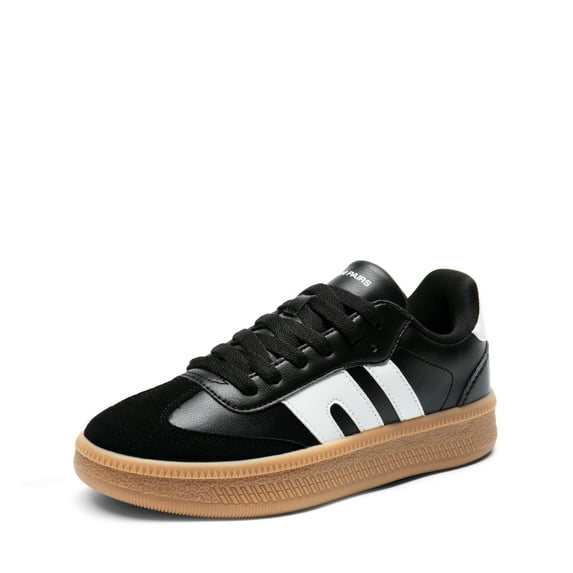 DREAM PAIRSI Women's Sneakers Flat Heel Low-Top Casual Shoes Comfortable Fashion Sneakers