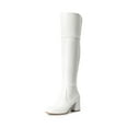 thumbnail image 1 of DREAM PAIRS Women's Thigh High Block Heel Over The Knee Boots, 1 of 5