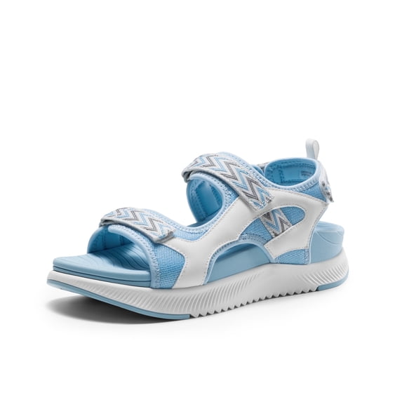 DREAM PAIRS Women's Walking Sandals Arch Support Orthopedic Recovery Hiking Sandals Thick Athletic Cushion Adjustable Strap for Plantar Fasciitis