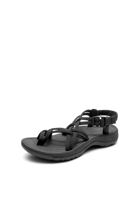 Women's Walking Sandals With Arch Support Elastic Strap Summer Sport Athletic Casual Hiking Outdoor Sandal