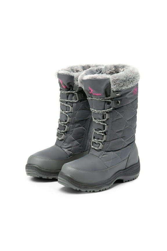 Women's Non-Slip Warm Lined Mid Calf Winter Snow Boots