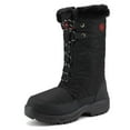 thumbnail image 1 of DREAM PAIRS Women's Warm Faux Lined Mid Calf Winter Snow Boots Black Size 9, 1 of 6