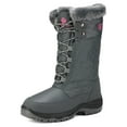 thumbnail image 1 of DREAM PAIRS Women's Warm Faux Lined Mid Calf Winter Snow Boots Grey Size 12, 1 of 5