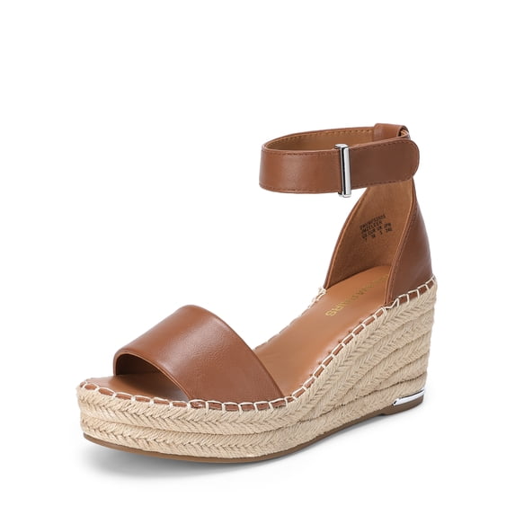 DREAM PAIRS Women's Wedge Sandals Open Toe Espadrilles Sandals Comfortable Dressy Ankle Strap Platform Sandals Suitable for Work Beach Summer Shoes