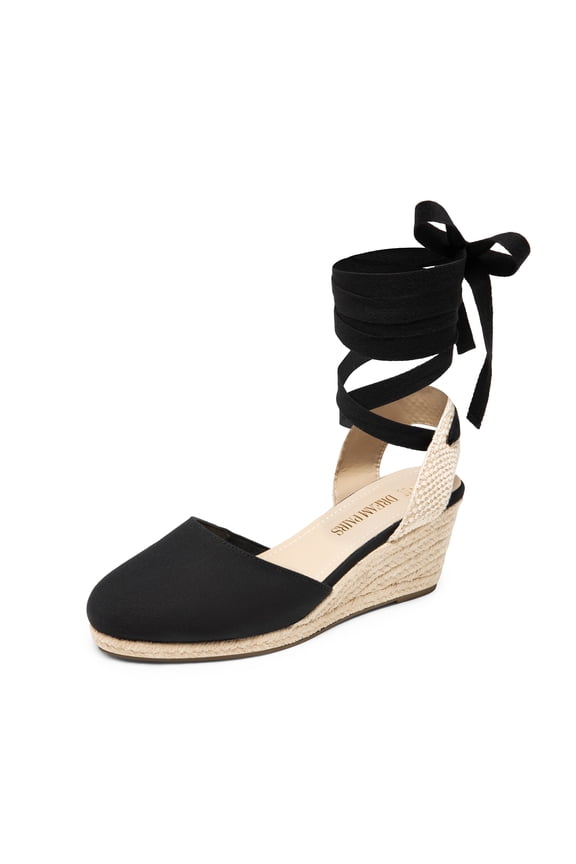 Women's Wedge Sandals Platform Close Toe Espadrilles Strappy Ladies 2.5 Inch Sandals Cute Fashion Comfy Beach Vocation Dressy Summer Shoes