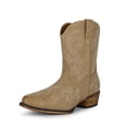thumbnail image 1 of DREAM PAIRS Women's Western Boots Square Toe Chunky Heel Zipper Embroidered Ankle Boots, 1 of 8
