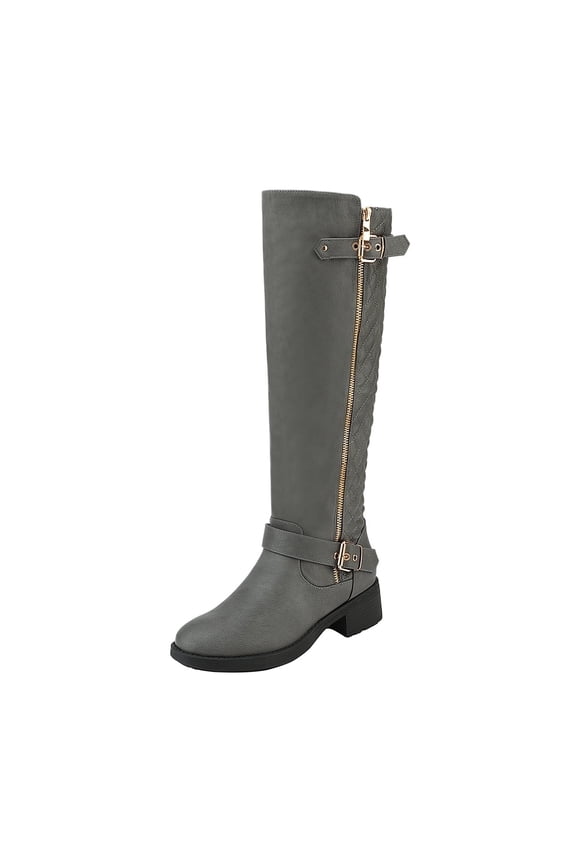 Women's Wide Calf Comfortable Winter Knee High Boots