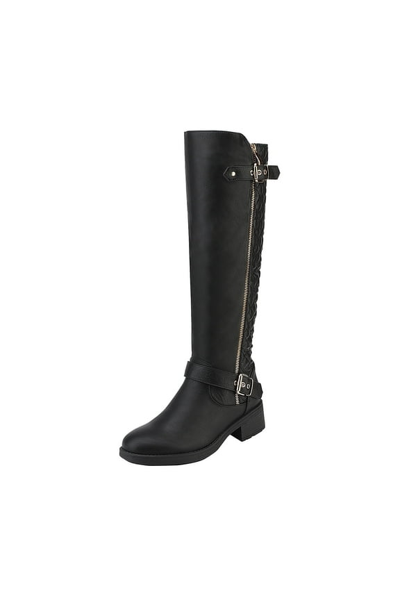 Women's Wide Calf Comfortable Winter Knee High Boots