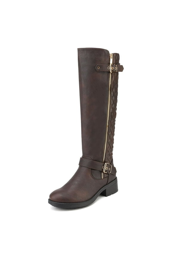 Women's Wide Calf Comfortable Winter Knee High Boots
