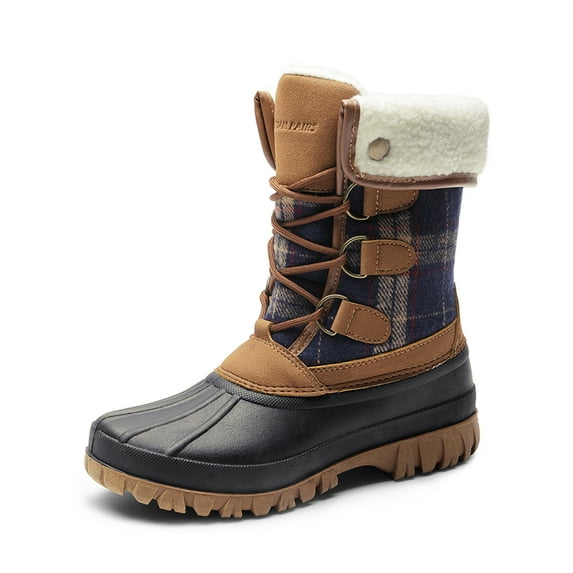 DREAM PAIRS Women's Winter Ankle Snow Boots Waterproof Warm Fur Lined Outdoor Lightweight Anti-Slip Comfortable Booties