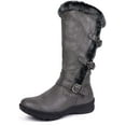 thumbnail image 1 of DREAM PAIRS Women's Winter Fully Lined Zipper Closure Snow Knee High Boots MINX GREY/PU 7.5, 1 of 6