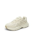 thumbnail image 1 of DREAM PAIRS Women's Y2K Retro Chunky Sneakers - Non-Slip Casual Walking Shoes | Thick EVA Midsole & Breathable Vegan Leather Upper for All-Day Comfort (Commuting, Travel, Running), 1 of 8