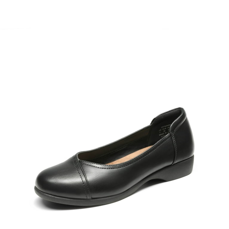 Comfortable Ballet Black Flats With Good Arch Support DREAM