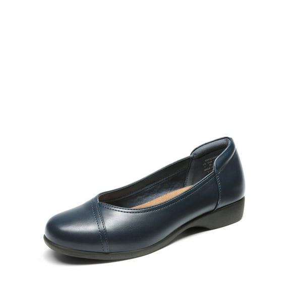 DREAM PAIRS Womens Arch Support Ballet Flats Round Toe Work Slip On Dress Shoes NAVY Size 11