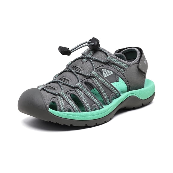 DREAM PAIRS Womens Closed Toe Hiking Summer Outdoor Sport Athletic Sandals