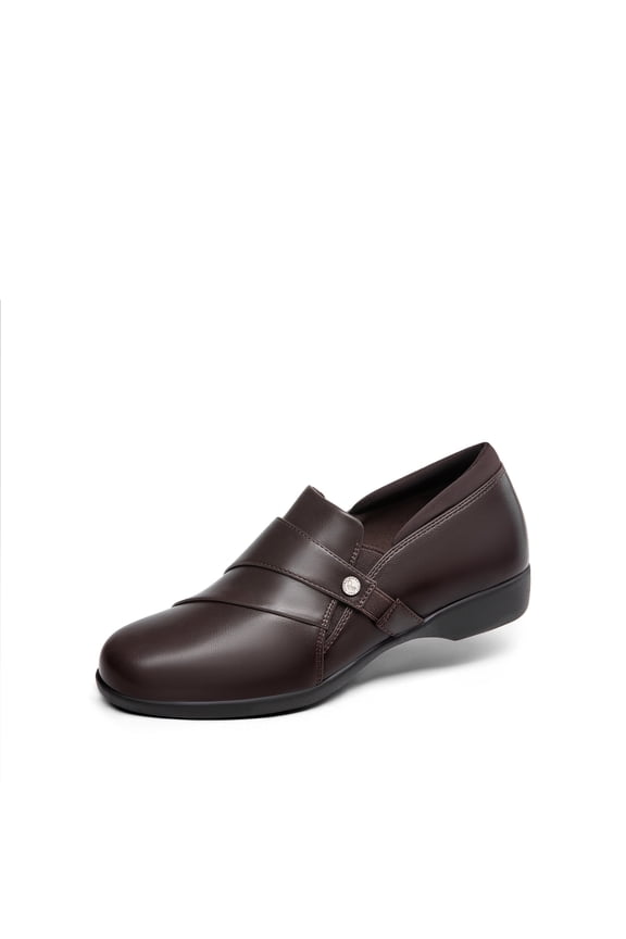 BURUDANI Womens Comfortable Loafers Slip-on Dressy Business Casual Work Office Loafer with Arch Support