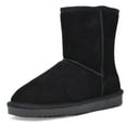thumbnail image 1 of DREAM PAIRS Womens Faux fur Mid Calf Sheepskin Insole Winter Ankle Snow Boots US BLACK Size 10, 1 of 3