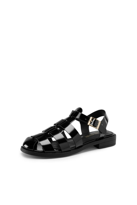 Womens Fisherman Gladiator Braided Flat Sandal Cute Woven Strappy Closed Toe Shoes for Summer