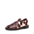thumbnail image 1 of DREAM PAIRS Womens Fisherman Gladiator Braided Flat Sandal Cute Woven Strappy Closed Toe Shoes for Summer, 1 of 5
