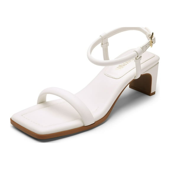 DREAM PAIRS Womens Heels Open Toe Ankle Strap Square Cute Wedding Party Sandal Comfort Dress Shoes Hera
