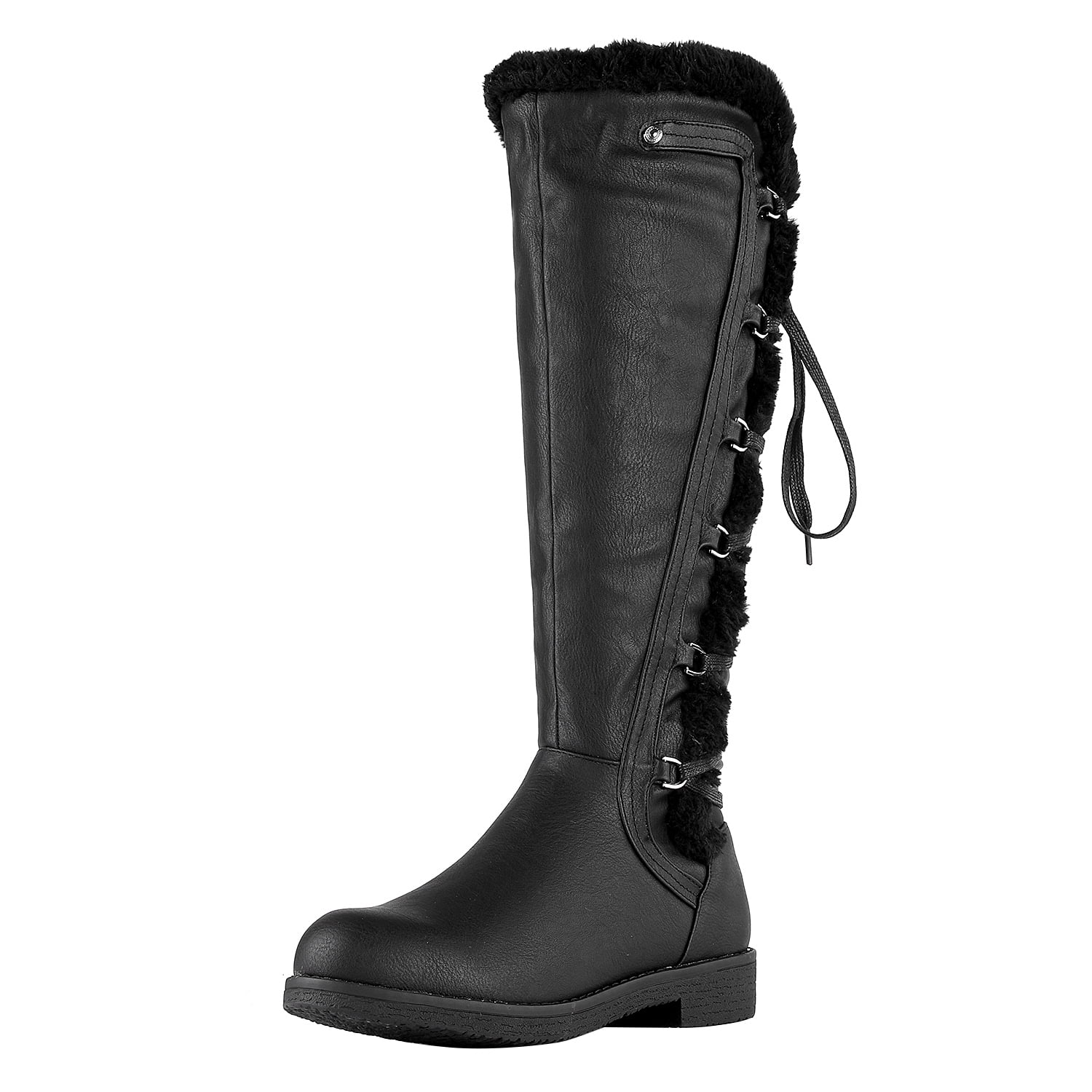 Womens fur lined snow cheap boots