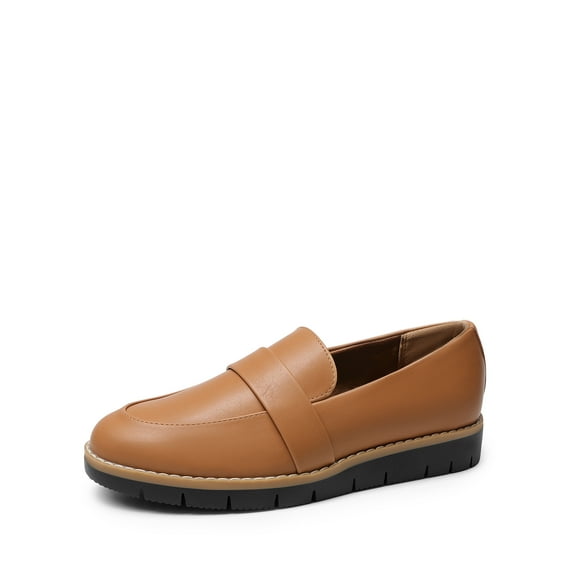 DREAM PAIRS Womens Loafers, Slip-On Business Casual Work Shoes