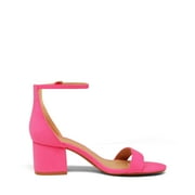 BURUDANI Womens Low-Chunk Low Heel Pump Wide Sandal