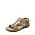 thumbnail image 1 of DREAM PAIRS Womens Sandals Arch Support T-Strap Orthopedic Flat Sandals Comfortable Summer Shoes, 1 of 6