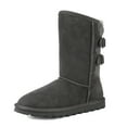 thumbnail image 1 of DREAM PAIRS Womens Snow Boots Faux Fur Lined Fashion Winter Warm Mid Calf Boots SWEATY-BUCKLE GREY Size 10, 1 of 5