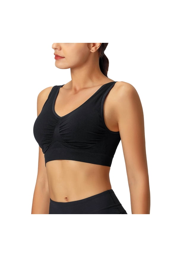 Full Figure Seamless Sports Bra Wirefree 3 Pack