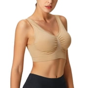DREAM SLIM Full Figure Seamless Sports Bra Wirefree 3 Pack