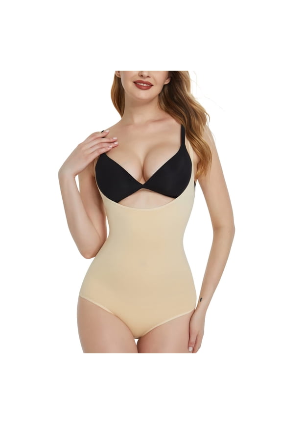 Shapewear for Women Tummy Control Sculpting Full Bust Body Shaper Butt Lifter Thigh Slimmer Open Bust Bodysuit